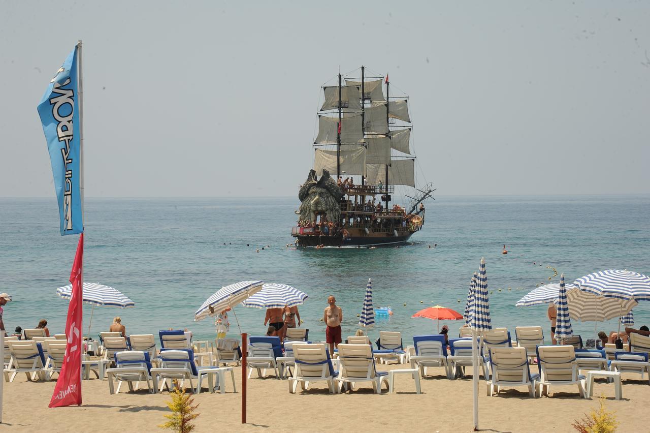 Akman Beach Apart Otel Alanya Dış mekan fotoğraf