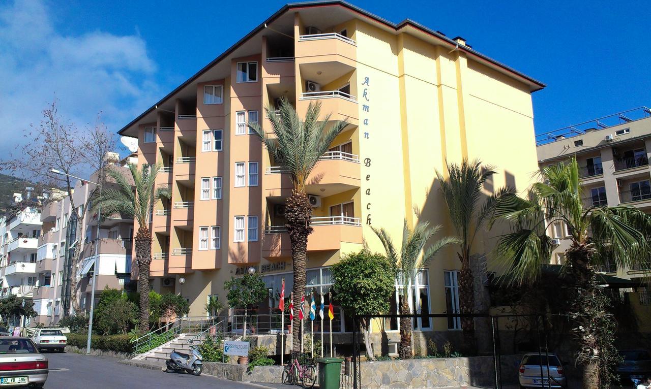 Akman Beach Apart Otel Alanya Dış mekan fotoğraf